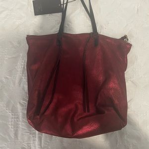 Johnny Was Metallic Tote Bag